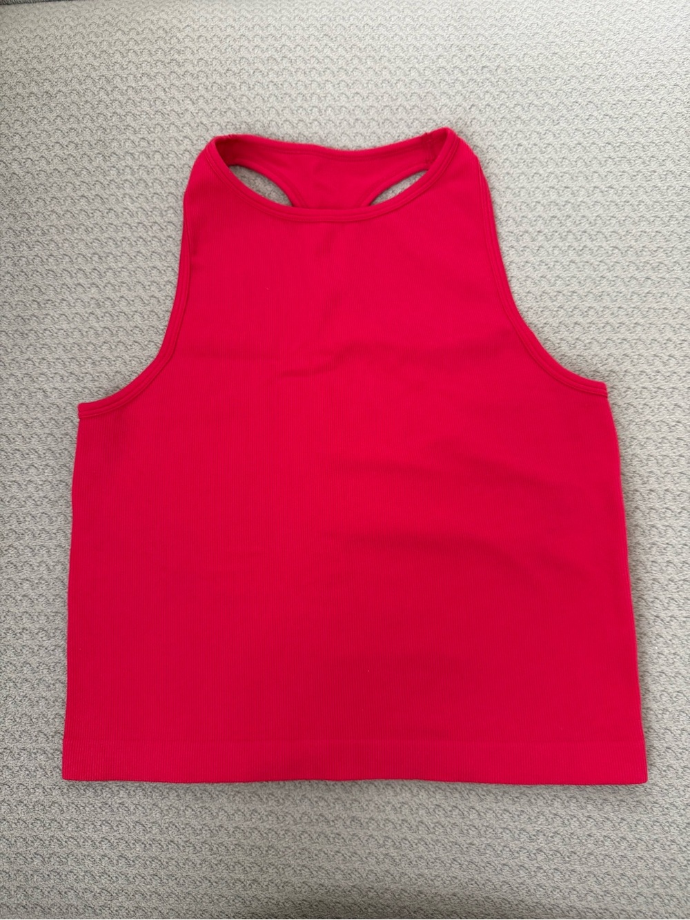 Free People Ribbed Racerback Tank - Fuchsia Pink